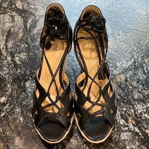 MICHAEL KORS Lace-Up Wedge